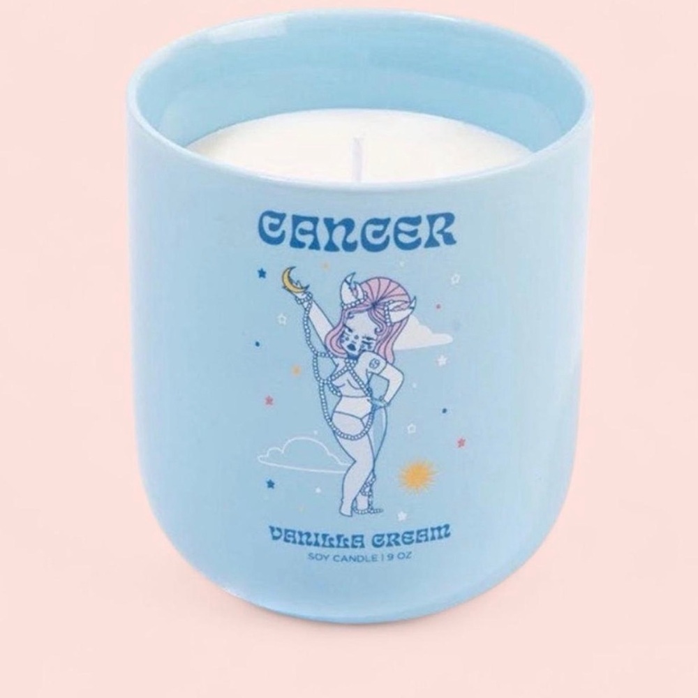 Valfre Blue Cancer Zodiac Soy Candle